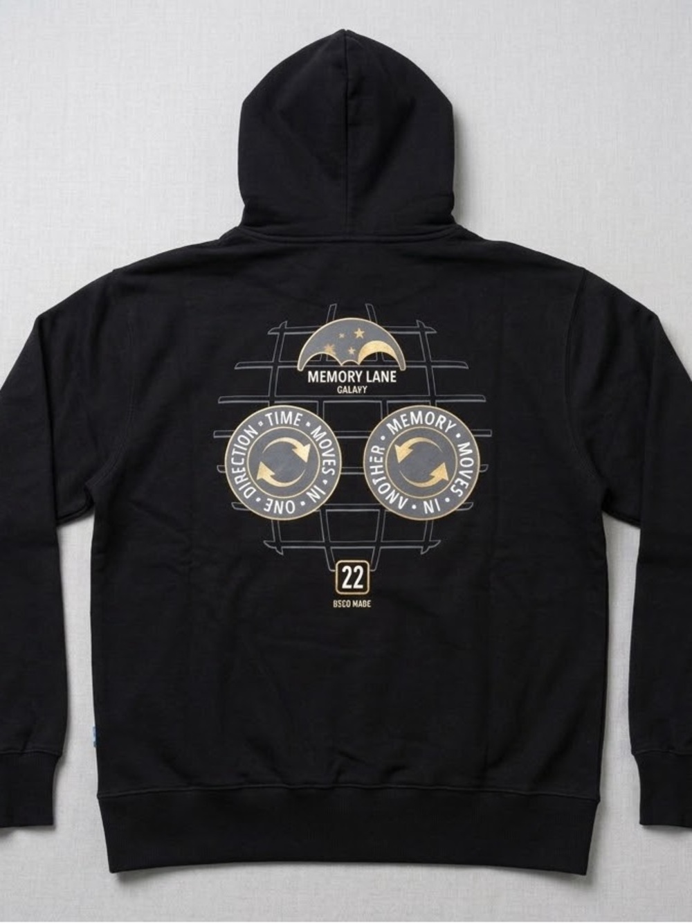 Memory Lane LN Black Galaxy Hoodie Size S, NWT, NEW, STYLE: MLSP24202-BK